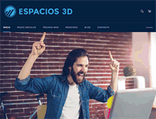 Tablet Screenshot of espacios3d.com